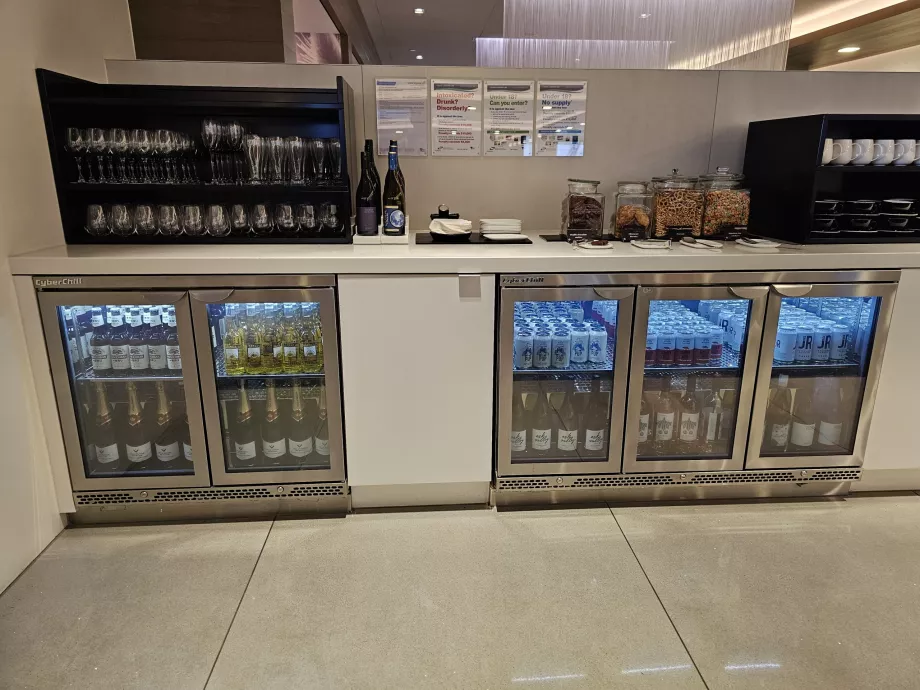 ANZ Lounge, алкогольні напої